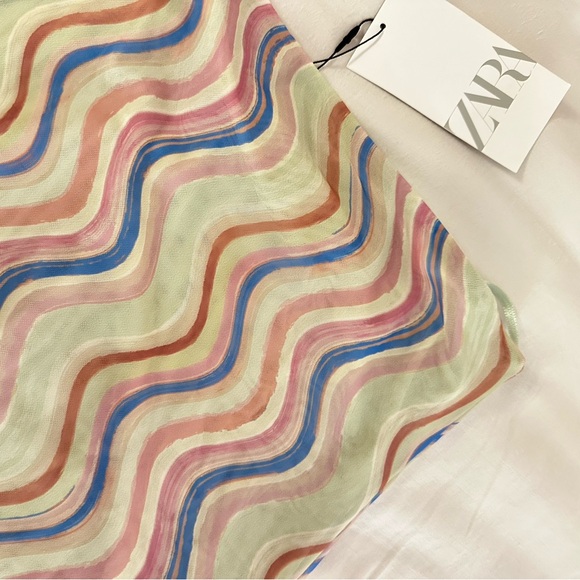 Zara Colorful Strapless/Tube Dress - Picture 2 of 4